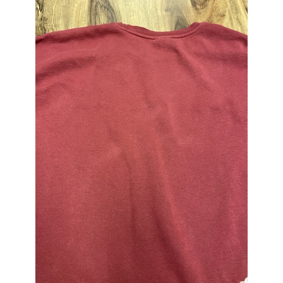 4X Disney Princess Mulan Embroidered Floral Crewneck Sweatshirt Red - Picture 5 of 9